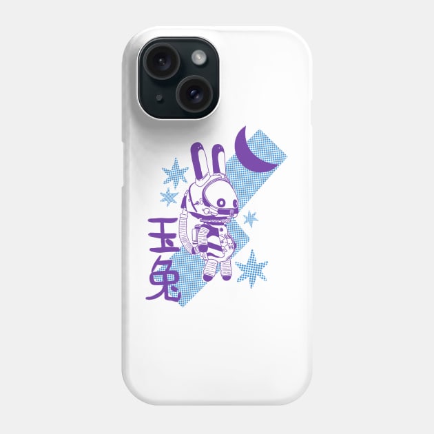 Moon Rabbit Video Game Phone Case by Sobre Alba