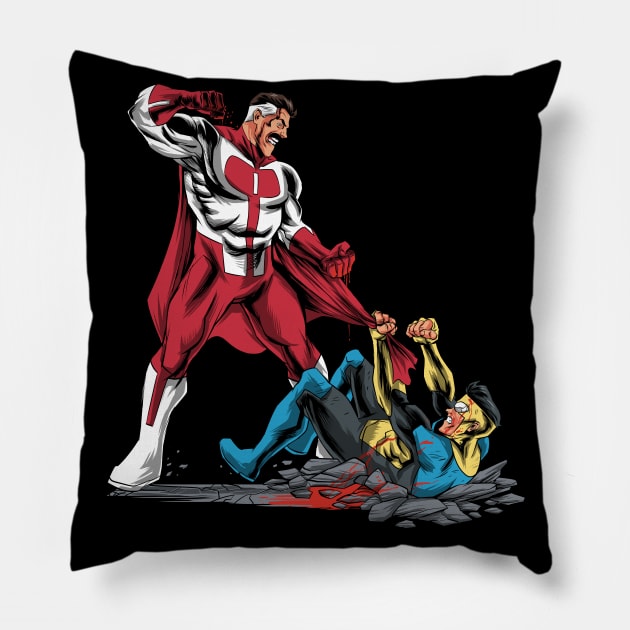 Reservoir Heroes Pillow by Zascanauta