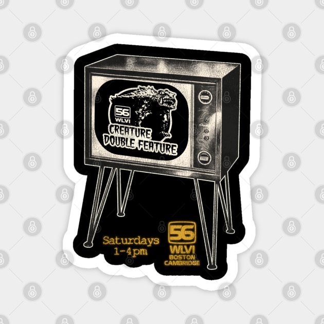 Creature Double Feature TV WLVI 56 Boston Magnet by darklordpug