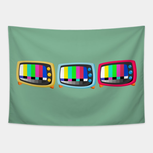 standby retro tv Tapestry by prettyguardianstudio