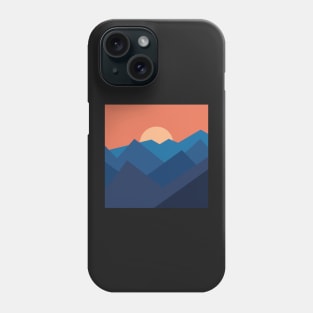 Mountain sunrise Phone Case