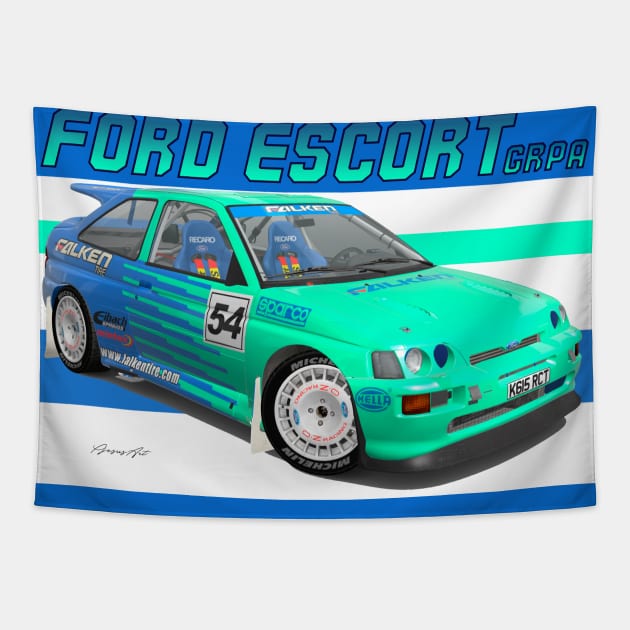 GrA Ford Escort V Tapestry by PjesusArt