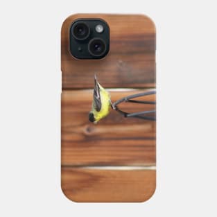 Gold Finch and Old Wooden Fence Phone Case