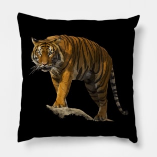 Tiger Low Poly Pillow