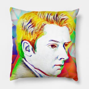 William Hazlitt Colourful Portrait | William Hazlitt Artwork 11 Pillow