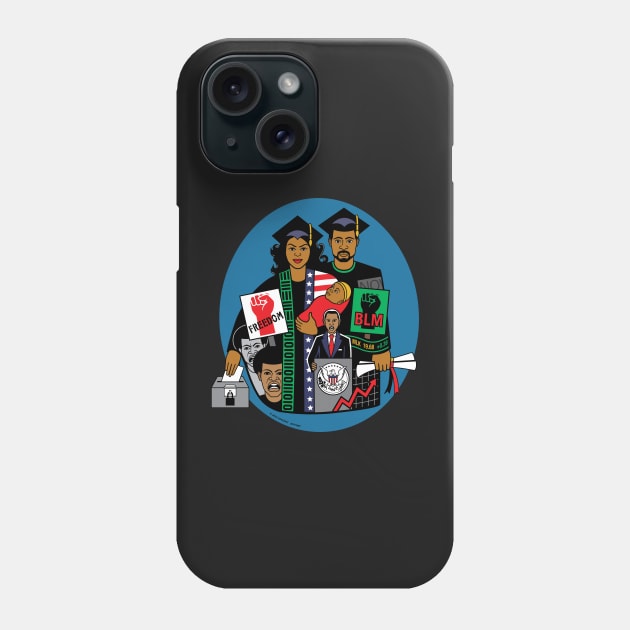 The Black Experience Phone Case by Mindscaping