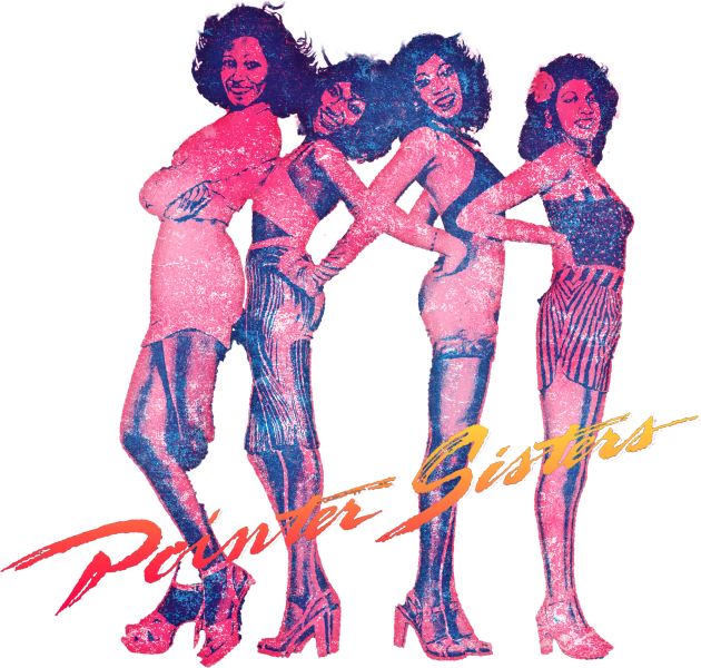 Pointer Sisters Kids T-Shirt by HAPPY TRIP PRESS