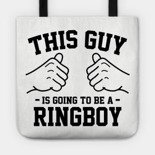 This guy is going to be a ringboy Tote