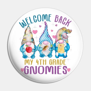 Welcome back my 4th grade gnomies.. 4th grade back to school gift Pin