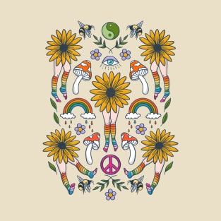 Hippie Flower People T-Shirt