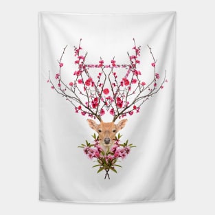 Spring Deer Final Tapestry