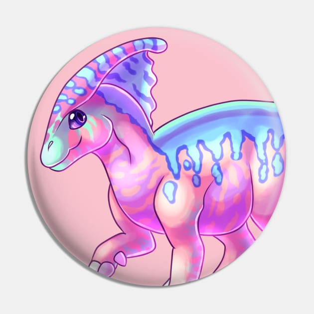 Pastel Parasaurolophus Pin by cometkins