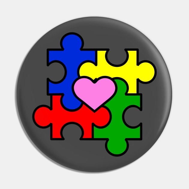 Autism Awareness Pin by VenusDanielle Designs