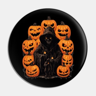 Creepy Halloween Design Pin