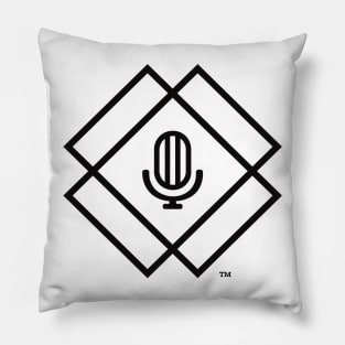 Mic-In-A-Box™ Logo (Black) Pillow