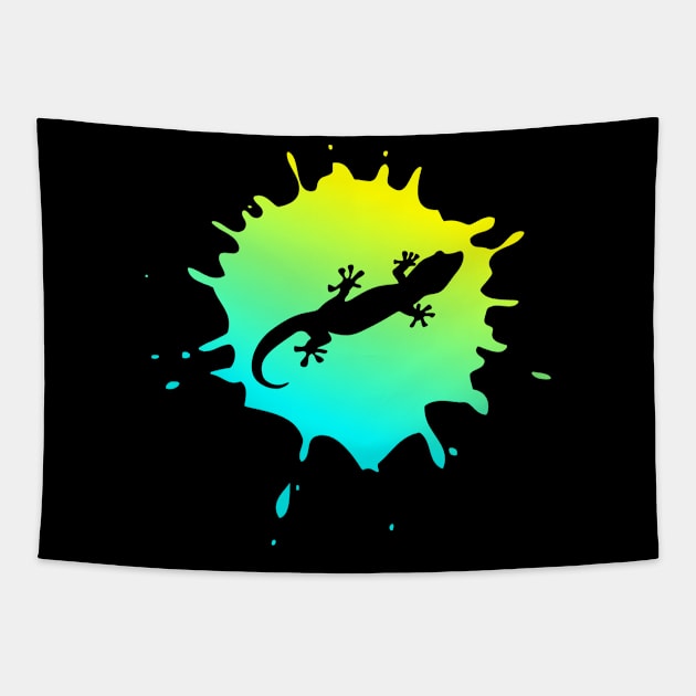 Men or Boys Gecko Tapestry by JKFDesigns