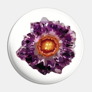 Purple Geode Pin