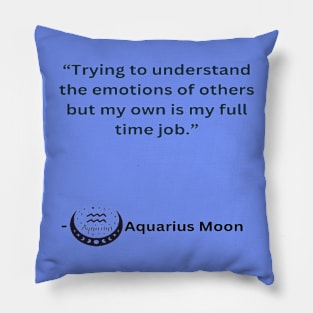 Aquarius Moon Pillow