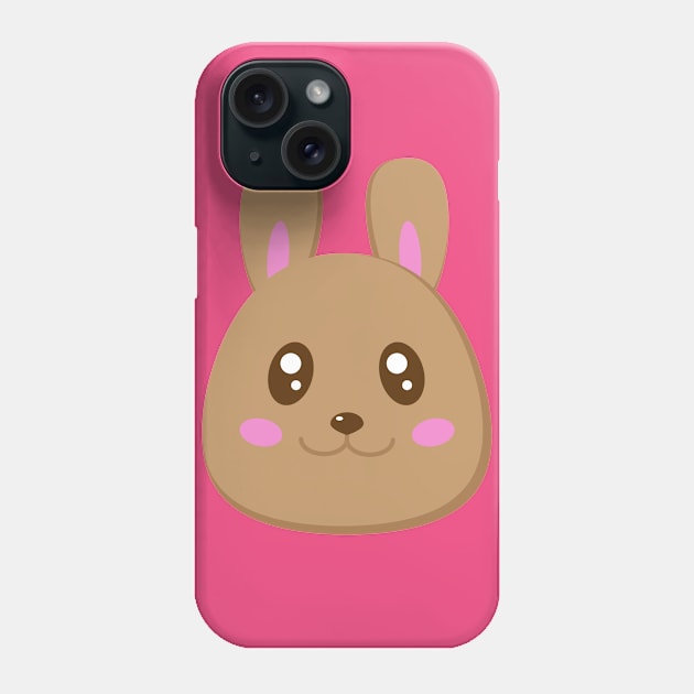 Kawaii Rabbit Phone Case by Shelby Ly Designs