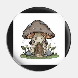 Rocky Mushroom Chalet Pin