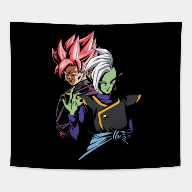 Black Rose Zamasu Dragon Ball Super Tapestry Teepublic
