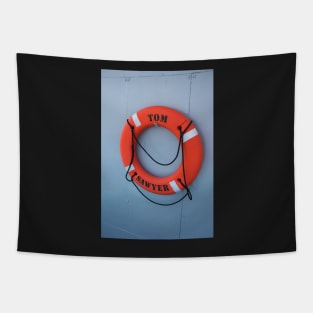 Tom Sawyer lifebuoy Tapestry