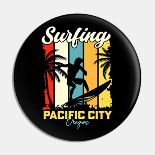 Surfing | Pacific City, Oregon Pin