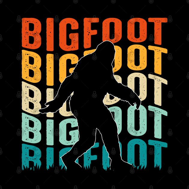 Retro Bigfoot by Nasher Designs