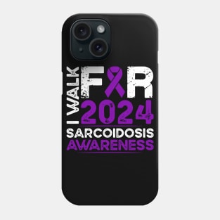 Sarcoidosis Awareness 2024 Walk Phone Case