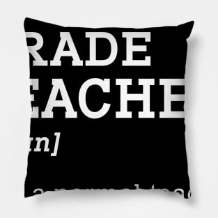 3rd Grade Teacher Gift Idea for Third Grade Teacher Pillow