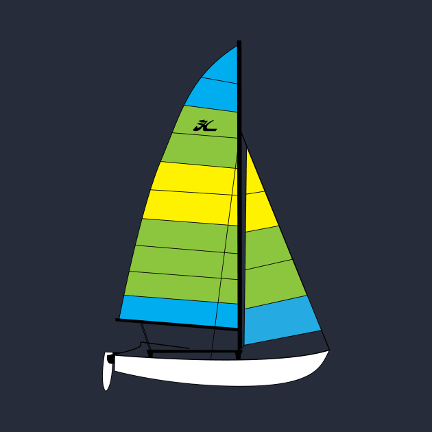 Hobie 16 Catamaran Sailboat by CHBB