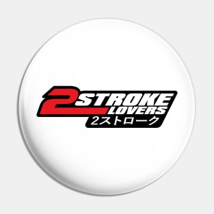 2 stroke lovers motorbike Pin