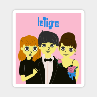 Le Tigre - This Island album Illustration Magnet