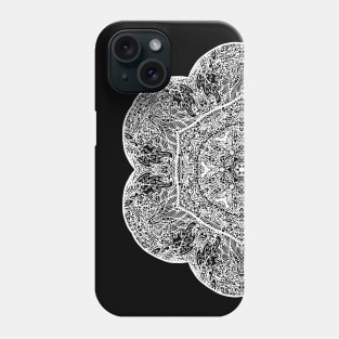 Forest Mandala - White Phone Case