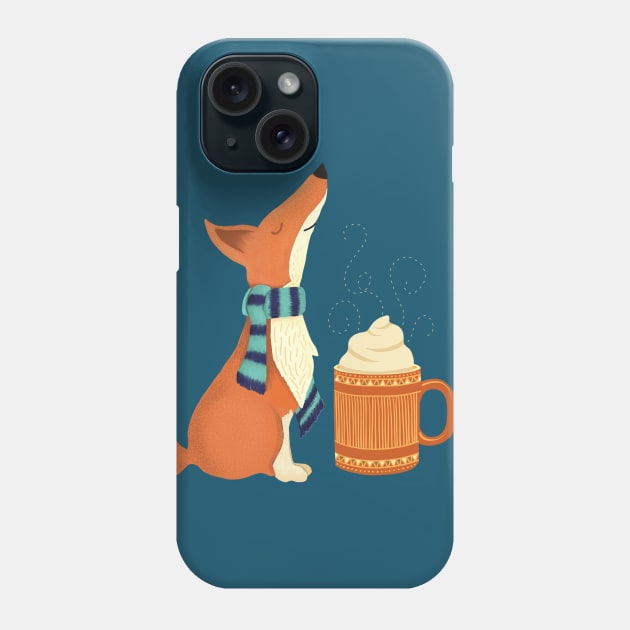 Pumpkin Pie Spice Fox Phone Case by LittleBunnySunshine