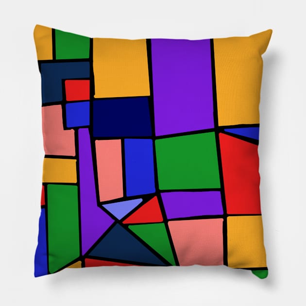 geometry Pillow by Antho