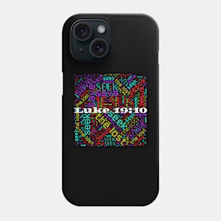 Seek and Save in Black Phone Case