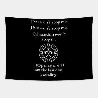 Norse Beserker Quote Tapestry