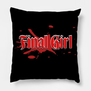 Final Girl Graphic Pillow