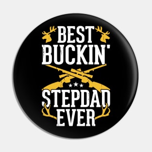 Best Bucking Stepdad Ever T shirt For Women T-Shirt Pin