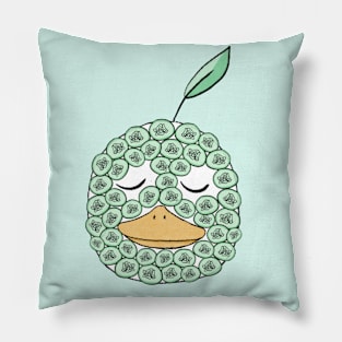 Cucumber mask Doo Doo duck Pillow