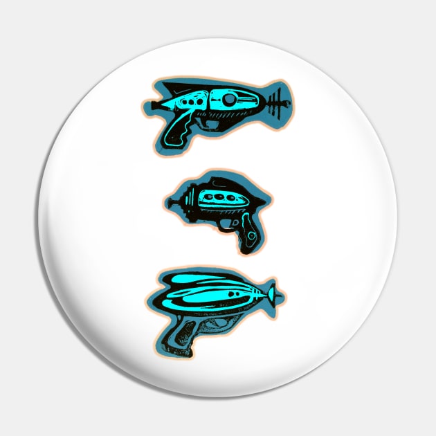 THREE RAY GUNS! Pin by callingtomorrow