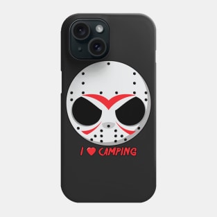 I LOVE CAMPING Phone Case