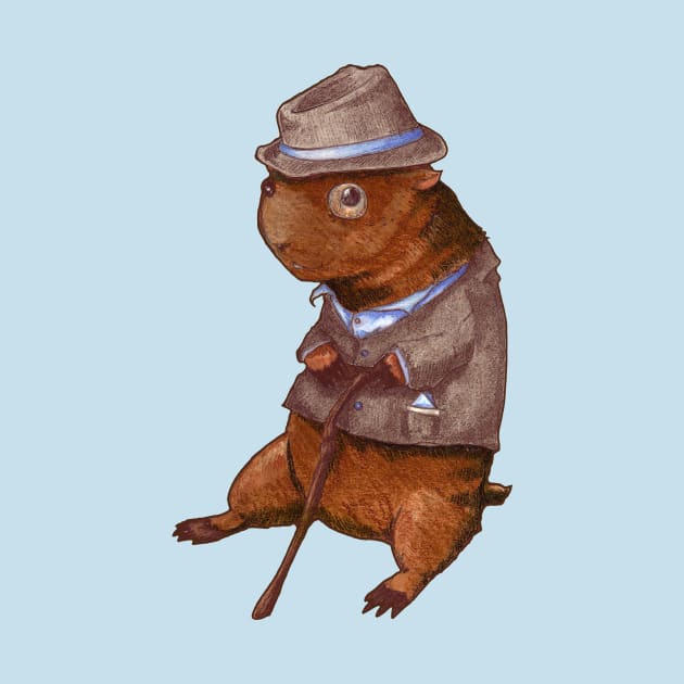 Cornwallace, Gentleman Wombat by FishWithATopHat