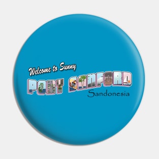 Port Sanford Tourist Shirt Pin