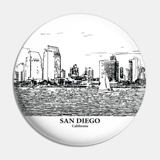 San Diego - California Pin