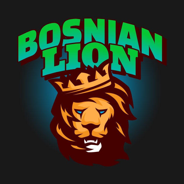 Bosnian Lion by Tip Top Tee's