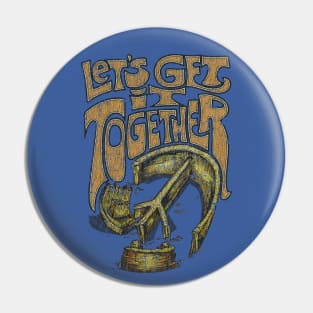 Peace: Let's Get It Together 1971 Pin