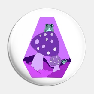 Purple Frog Pin