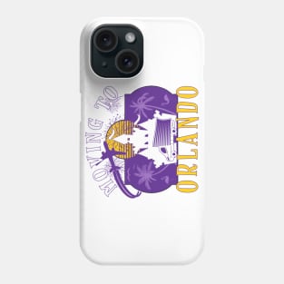 Vintage Worn Moving to Orlando Florida to the Magic Tee Phone Case